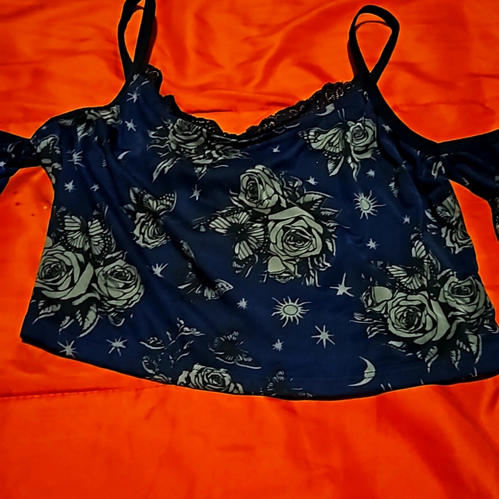 Tank top with attached arms